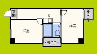 ラ・ペール一番館の物件間取画像